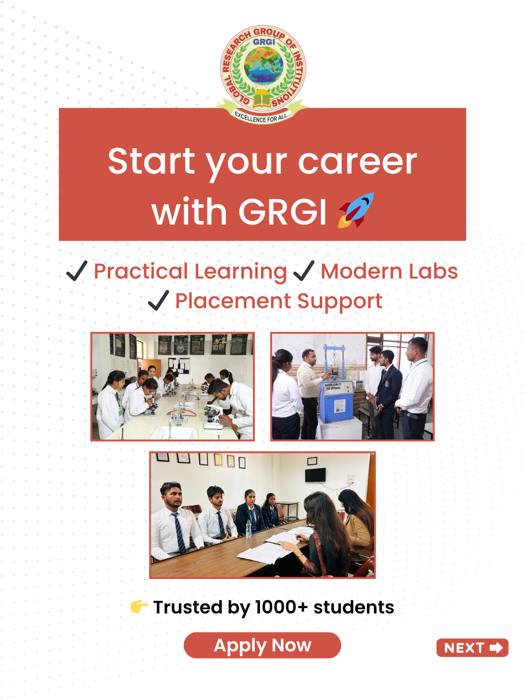 GRGI local admission carousel slide 4